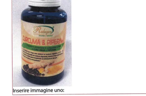Confezione di CURCUMA &PIPERINA