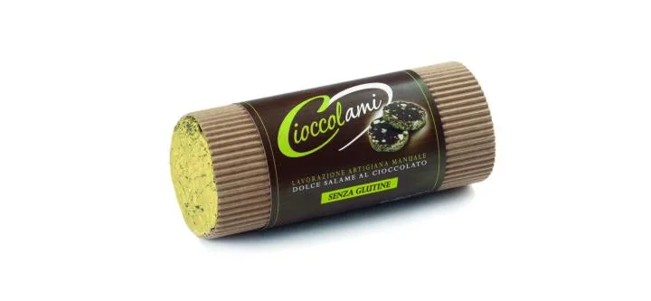 Immagine del prodotto Dolce salame al cioccolato DESSERT senza glutine TUBO CANETE' 500 gr scadenza 12/2026