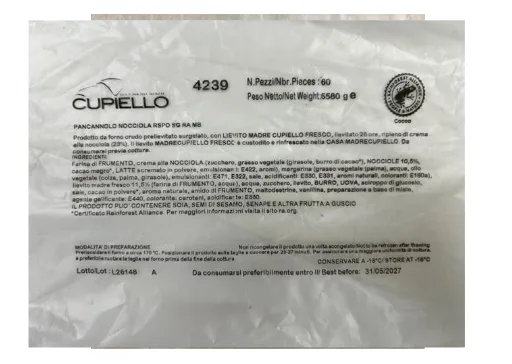 Immagine 1 del prodotto 4239 PANCANNOLO NOCCIOLA RSPO SG 60 pz
