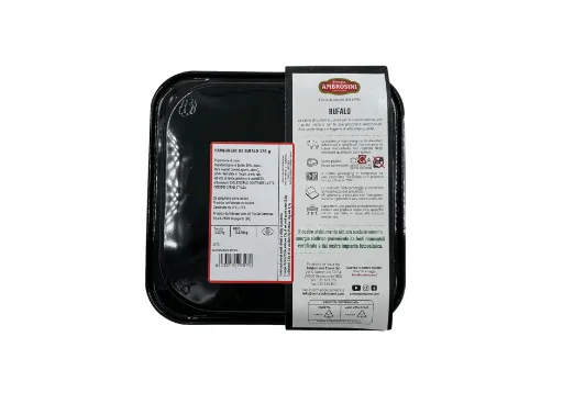 Immagine 2 del prodotto HAMBURGER DI BUFALO - 170g skin