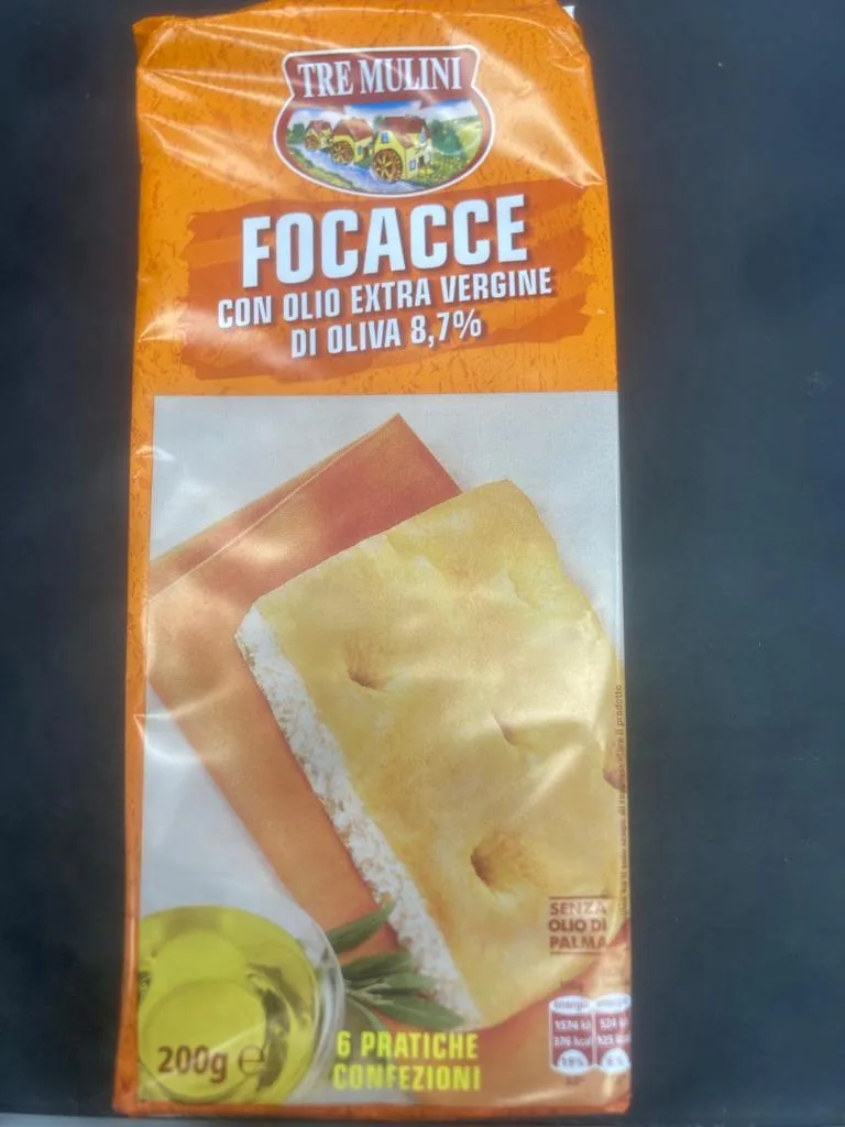 Immagine 1 del prodotto FOCACCE CON OLIO EXTRA VERGINE DI OLIVA 8,7%