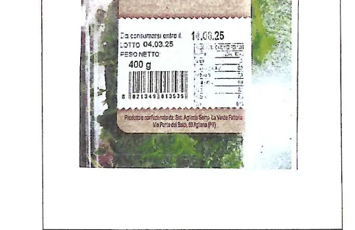 Immagine del prodotto Spinaci Cotti g 400