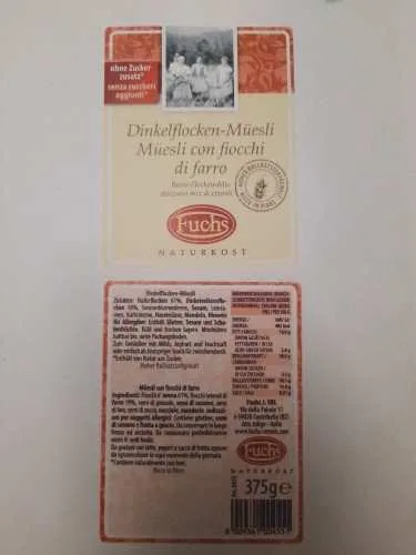 Immagine del prodotto Müesli con fiocchi di farro