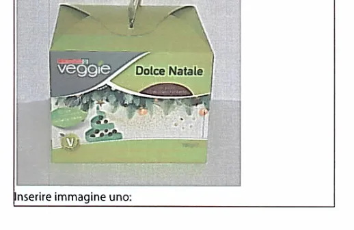 Confezione di DOLCE DI NATALE AL CIOCCOLATO VEGANO