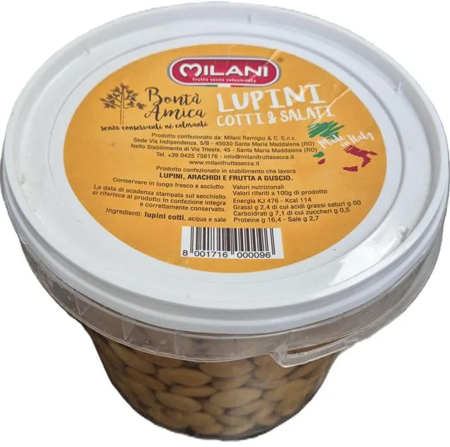 Confezione di Lupini Cotti e salati 1 kg