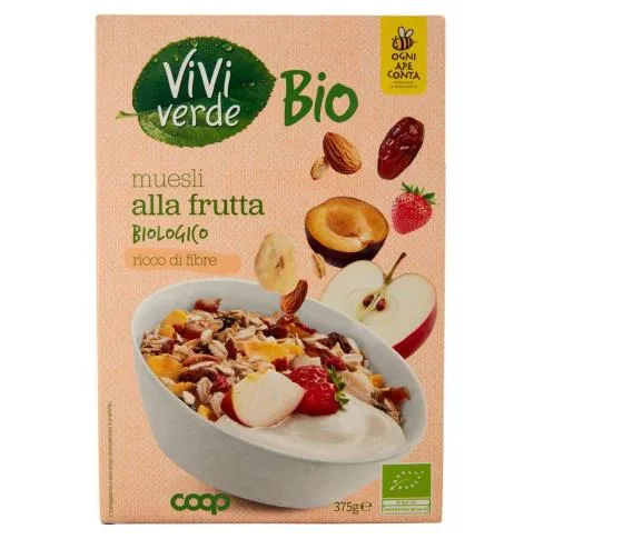 Immagine 2 del prodotto MUESLI ALLA FRUTTA BIO VIVEREVERDE COOP SCATOLA g. 375