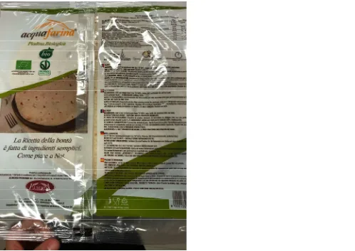 Immagine 2 del prodotto PIADINA BIOLOGICA OLIO