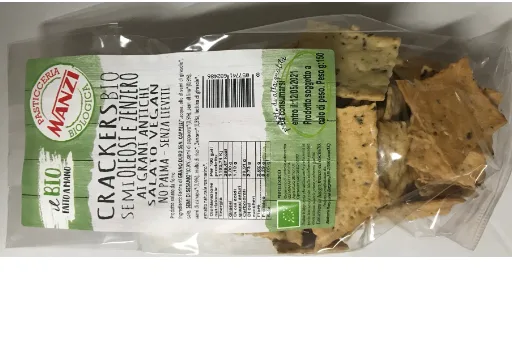 Immagine del prodotto Crackers Bio semi oleosi e zenzero ai grani antichi