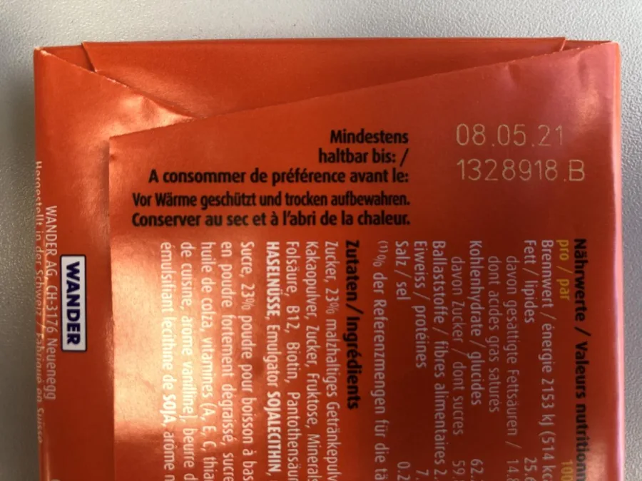 Immagine 1 del prodotto Cioccolato Ovomaltine 100g