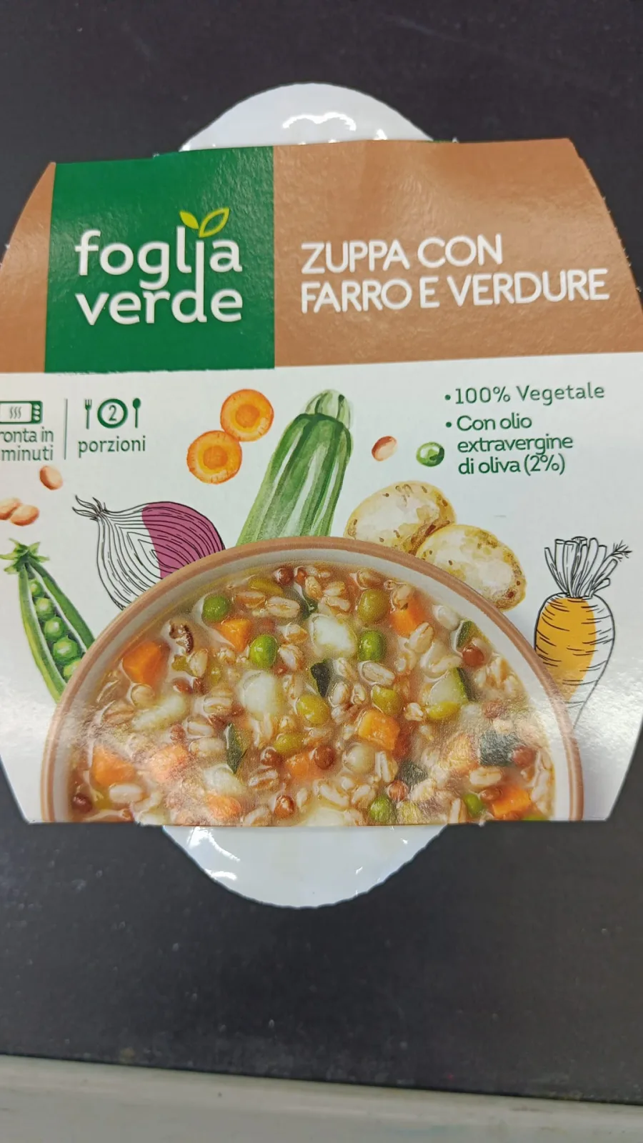 Immagine del prodotto Zuppa con farro e verdure