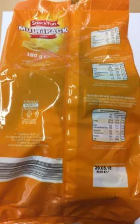 Confezione di Multipack chips - 6 buste assortite