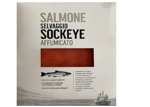 Immagine 1 del prodotto Salmone Selvaggio Sockeye affumicato 100 g