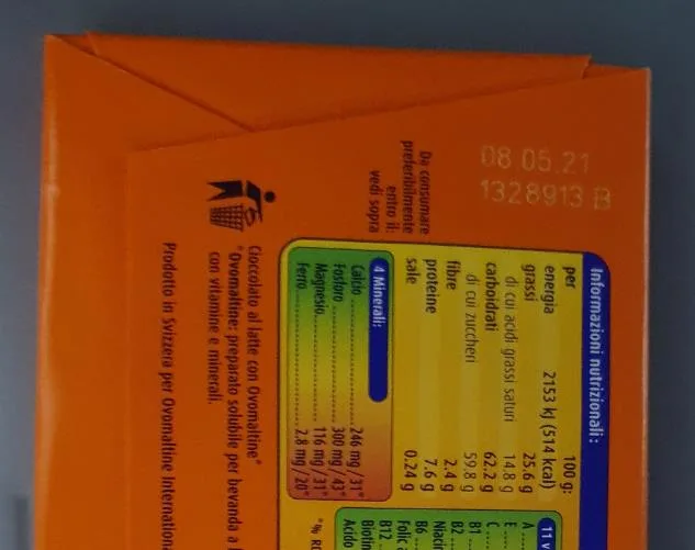 Immagine 1 del prodotto Cioccolato Ovomaltine 100g