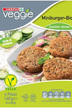 Immagine del prodotto MINIBURGER QUINOA E ZUCCHINE FRESCO