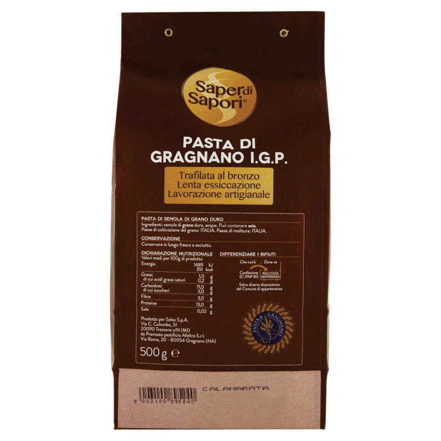 Immagine del prodotto Pasta di Gragnano IGP Calamarata