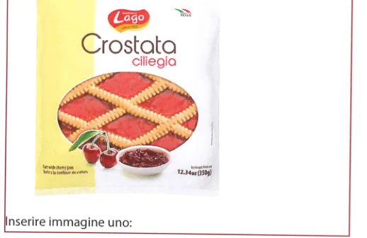 Immagine 1 del prodotto CROSTATA CON CONFETTURA (28%) DI CILIEGIE