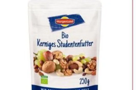 Immagine del prodotto MorgenLand Bio Kerniges Studentenfutter 250g / Morgen Land Bio Misto di noci e frutta secca 250g