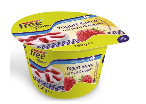 Immagine 1 del prodotto YOGURT GRECO CON PEZZI DI FRAGOLA senza lattosio 150 g DESPAR FREE FROM