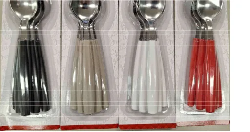 Confezione di CUCCHIAI TAVOLA EXAGONA MA MAISON 6 PZ