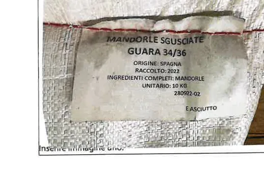 Immagine 1 del prodotto Mandorle dolci naturali 36/38
