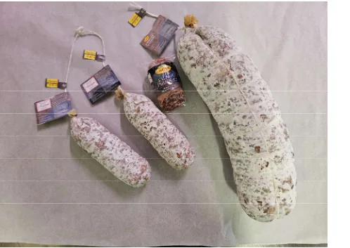 Immagine 1 del prodotto I Friulani salame /soppressa con aglio- I Friulani salame /soppressa