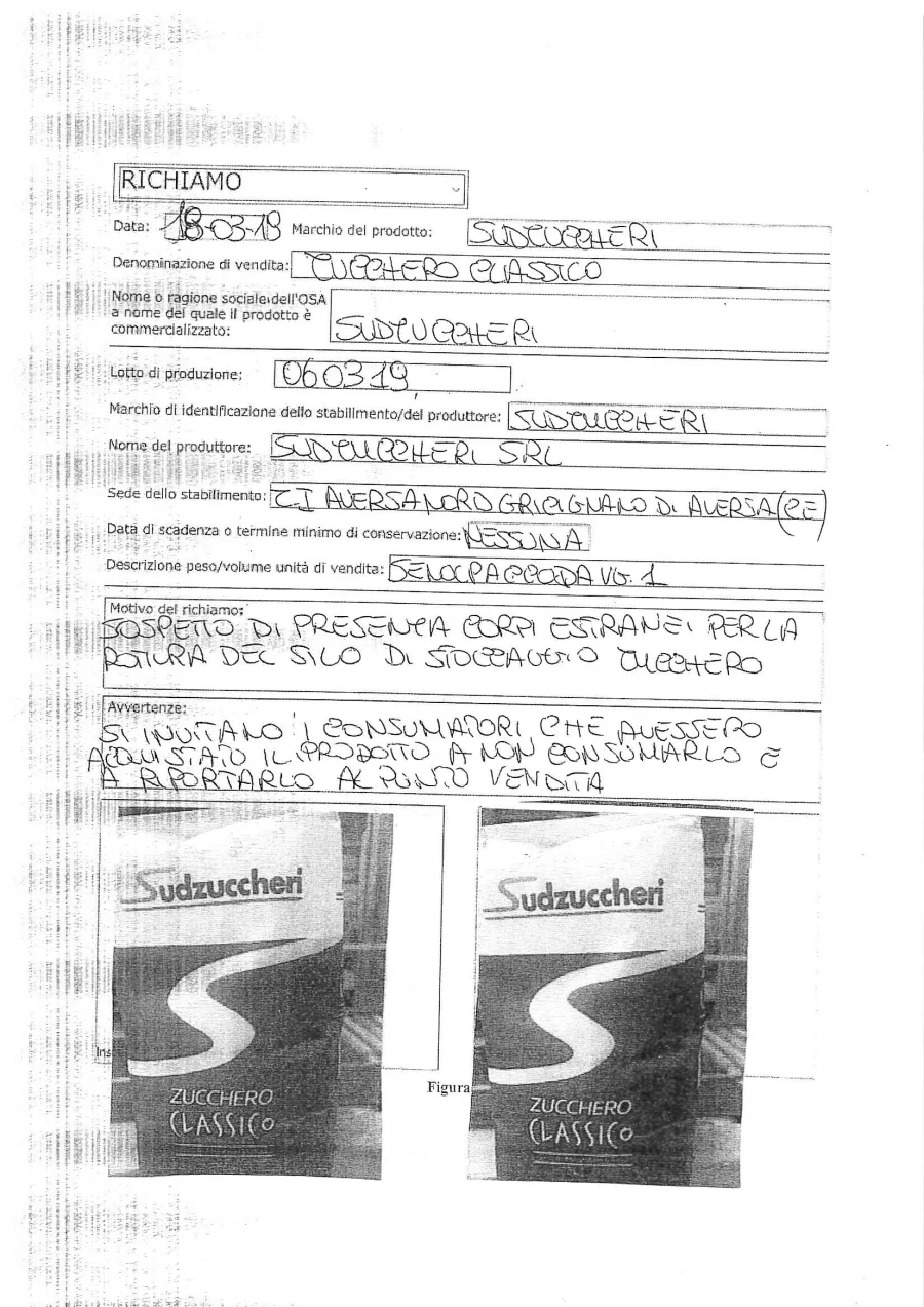 Confezione di zucchero classico