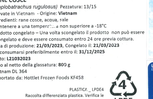 Immagine 1 del prodotto RANE COSCE