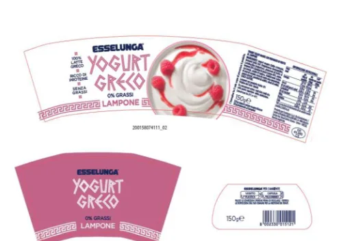 Immagine del prodotto YOGURT GRECO 0% LAMPONE