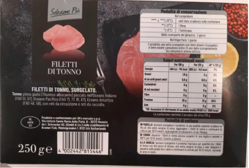 Immagine 1 del prodotto FILETTI DI TONNO SURGELAT¿