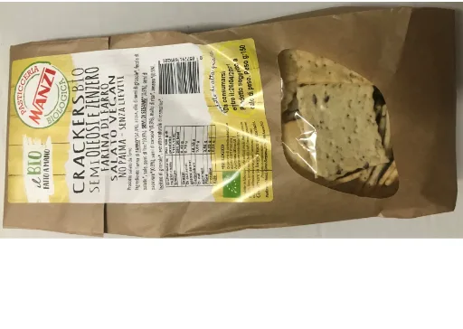 Immagine del prodotto Crackers Bio semi oleosi e zenzero farina di farro