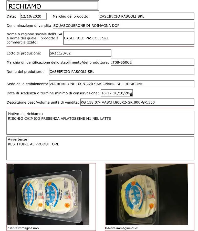 Immagine del prodotto Squacquerone di Romagna DOP