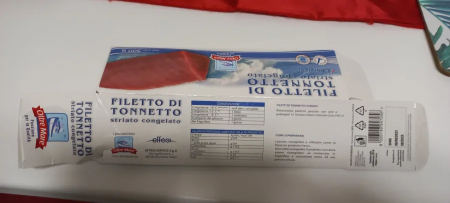 Immagine del prodotto FILETTO DI TONNETTO STRIATO CONGELATO