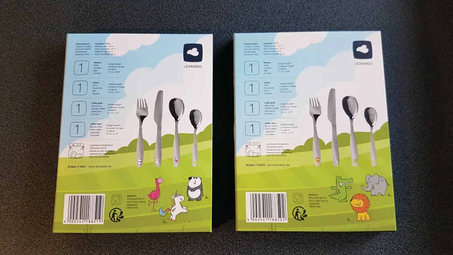 Immagine del prodotto Posate per bambini 4 pz. / Kinderbesteck 4 tlg.