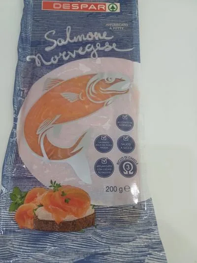 Immagine del prodotto Salmone norvegese affumicato 200g