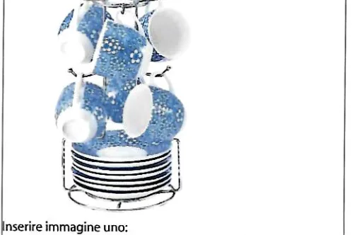 Immagine del prodotto 24635 LAZISE SET CAFFE' CON PIATTO X6 CON APPENDINO