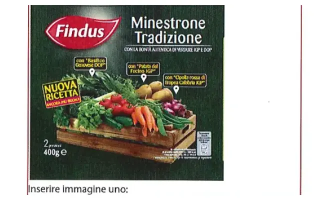 Confezione di Minestrone tradizione 400 gr lotto 7304