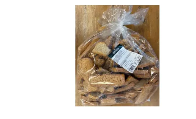 Confezione di Fette biscottate con farina integrale - ritagli