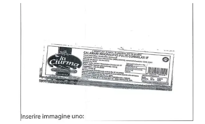 Confezione di Calamari indopacifici puliti IF