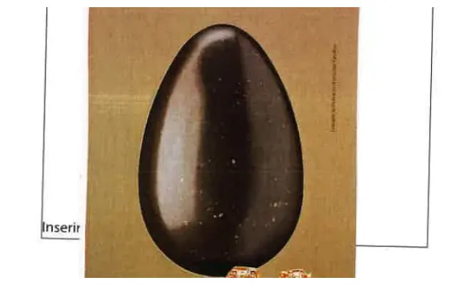 Confezione di Uovo di cioccolato extra fondente con caramello salato