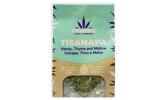 Confezione di TISANAPA HEMP THYME AND MALLOW