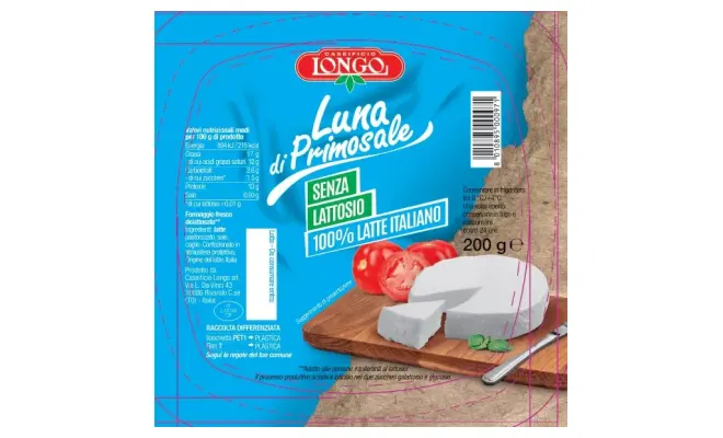 Confezione di LUNA DI PRIMO SALE SENZA LATTOSIO 1PZ. 200g P.FISSO