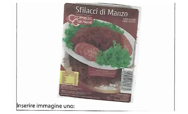 Confezione di sfilaccio di manzo 100g atm