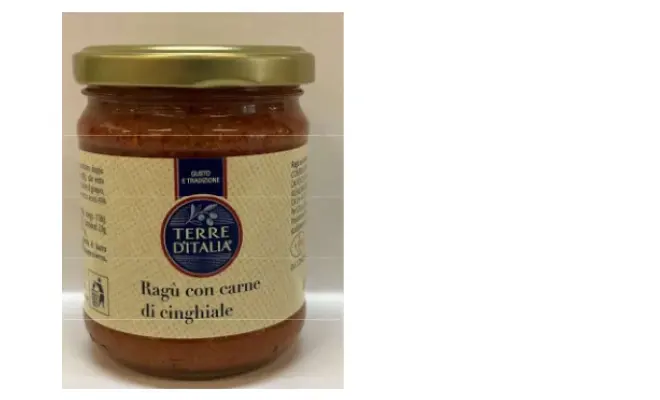 Confezione di RAGU' CON CARNE DI CINGHIALE