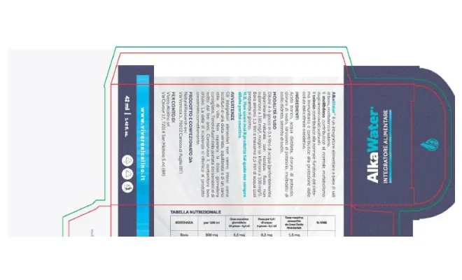 Confezione di ALKAWATER INTEGRATORE ALIMENTARE