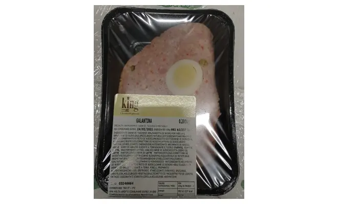 Confezione di Galantina - Specialità Gastronomica a base di tacchino e mortadella