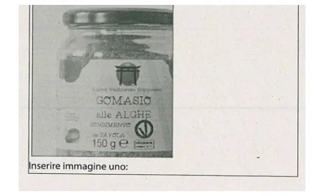Confezione di GOMASIO ALLE ALGHE 150G - CONDIMENTO DA TAVOLA