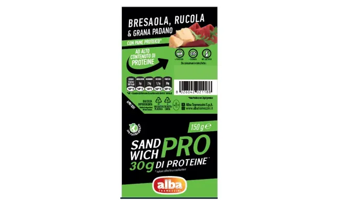 Confezione di Tramezzino PRO BRESAOLA, RUCOLA E GRANA PADANO