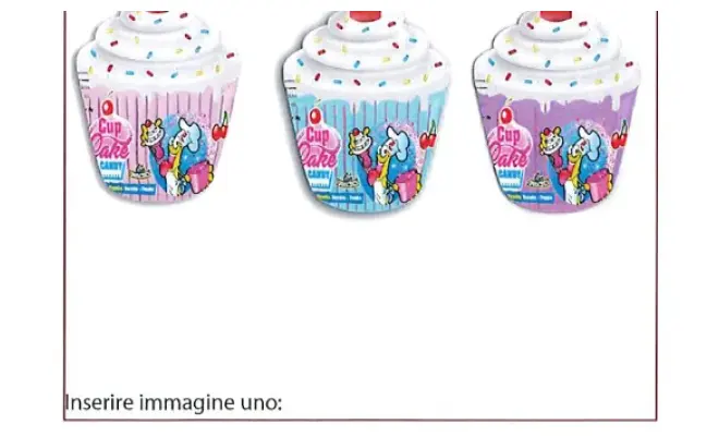 Confezione di Cupcake Dip&Lick 40g