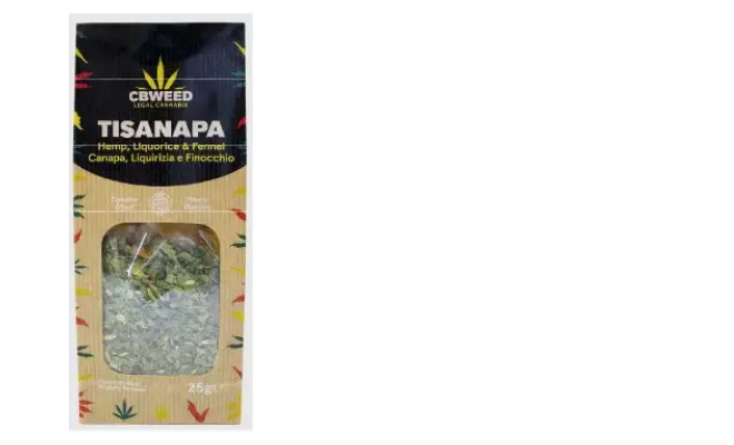 Confezione di TISANAPA HEMP LIQUORICE & FENNEL