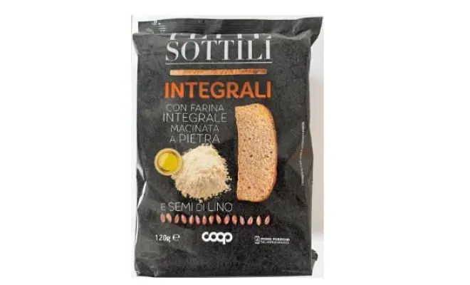 Confezione di Fette biscottate con farina integrale e olio di girasole altoleico